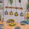 Koyoto hanging light, globe light, pendant light Ecru, black, 4-light sources