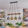 Koyoto hanging light, globe light, pendant light Ecru, black, 4-light sources