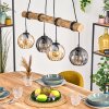 Koyoto hanging light, globe light, pendant light Ecru, black, 4-light sources