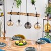 Koyoto hanging light, globe light, pendant light Ecru, black, 4-light sources