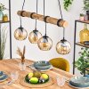 Koyoto hanging light, globe light, pendant light Ecru, black, 4-light sources