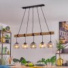 Ripoll hanging light, globe light, pendant light Ecru, black, 5-light sources
