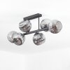 Ripoll ceiling light, globe light Smoke-coloured, 6-light sources