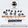 Ripoll hanging light, globe light, pendant light Ecru, black, 4-light sources