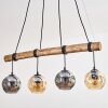 Ripoll hanging light, globe light, pendant light Ecru, black, 4-light sources