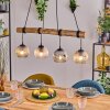 Ripoll hanging light, globe light, pendant light Ecru, black, 4-light sources