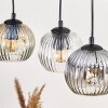 Ripoll hanging light, globe light, pendant light Ecru, black, 4-light sources