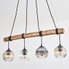 Ripoll hanging light, globe light, pendant light Ecru, black, 4-light sources