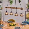 Ripoll hanging light, globe light, pendant light Ecru, black, 4-light sources