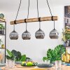 Ripoll hanging light, globe light, pendant light Ecru, black, 4-light sources