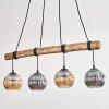 Ripoll hanging light, globe light, pendant light Ecru, black, 4-light sources