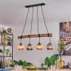 Ripoll hanging light, globe light, pendant light Ecru, black, 4-light sources