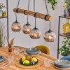 Ripoll hanging light, globe light, pendant light Ecru, black, 4-light sources