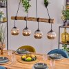 Ripoll hanging light, globe light, pendant light Ecru, black, 4-light sources