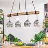 Ripoll hanging light, globe light, pendant light Ecru, black, 4-light sources