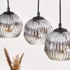Ripoll hanging light, globe light, pendant light Ecru, black, 4-light sources