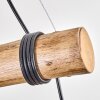 Koyoto hanging light, globe light, pendant light Ecru, black, 4-light sources