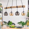 Koyoto hanging light, globe light, pendant light Ecru, black, 4-light sources