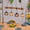 Koyoto hanging light, globe light, pendant light Ecru, black, 4-light sources