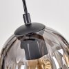Koyoto hanging light, globe light, pendant light Ecru, black, 4-light sources