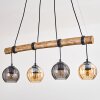 Koyoto hanging light, globe light, pendant light Ecru, black, 4-light sources