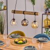Ripoll hanging light, globe light, pendant light Ecru, black, 3-light sources
