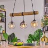 Ripoll hanging light, globe light, pendant light Ecru, black, 3-light sources
