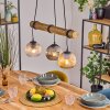Ripoll hanging light, globe light, pendant light Ecru, black, 3-light sources