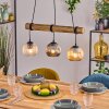 Ripoll hanging light, globe light, pendant light Ecru, black, 3-light sources