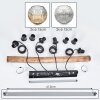 Ripoll hanging light, globe light, pendant light Ecru, black, 4-light sources
