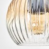 Ripoll hanging light, globe light, pendant light Ecru, black, 4-light sources