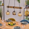 Ripoll hanging light, globe light, pendant light Ecru, black, 3-light sources
