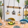 Ripoll hanging light, globe light, pendant light Ecru, black, 3-light sources