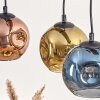 Ripoll hanging light, globe light, pendant light Ecru, black, 3-light sources
