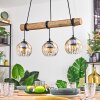 Koyoto hanging light, globe light, pendant light Ecru, black, 3-light sources