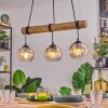 Koyoto hanging light, globe light, pendant light Ecru, black, 3-light sources