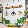 Koyoto hanging light, globe light, pendant light Ecru, black, 3-light sources