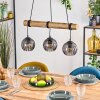 Koyoto hanging light, globe light, pendant light Ecru, black, 3-light sources