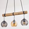 Koyoto hanging light, globe light, pendant light Ecru, black, 3-light sources