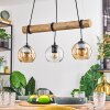 Koyoto hanging light, globe light, pendant light Ecru, black, 3-light sources
