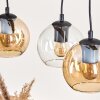 Koyoto hanging light, globe light, pendant light Ecru, black, 3-light sources