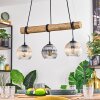 Koyoto hanging light, globe light, pendant light Ecru, black, 3-light sources