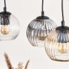 Koyoto hanging light, globe light, pendant light Ecru, black, 3-light sources