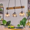 Koyoto hanging light, globe light, pendant light Ecru, black, 3-light sources