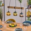 Koyoto hanging light, globe light, pendant light Ecru, black, 3-light sources