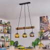 Koyoto hanging light, globe light, pendant light Ecru, black, 3-light sources