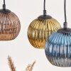 Koyoto hanging light, globe light, pendant light Ecru, black, 3-light sources
