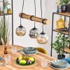 Ripoll hanging light, globe light, pendant light Ecru, black, 3-light sources