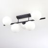 Gastor ceiling light, globe light white, 5-light sources