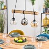 Koyoto hanging light, globe light, pendant light Ecru, black, 3-light sources